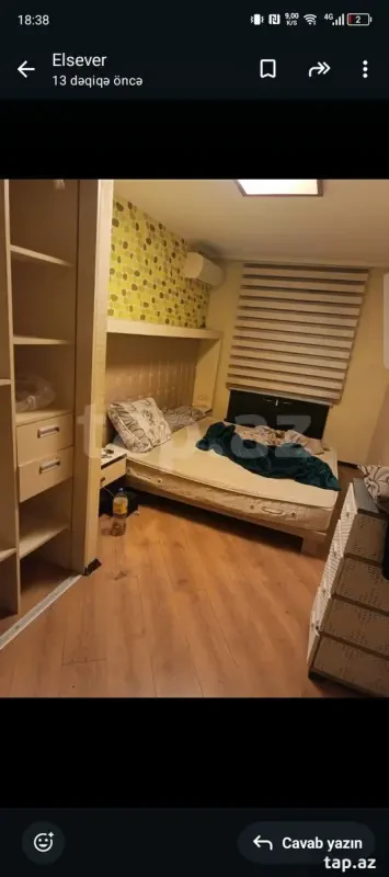 Kirayə verilir 2 otaqlı mənzil 25 m²