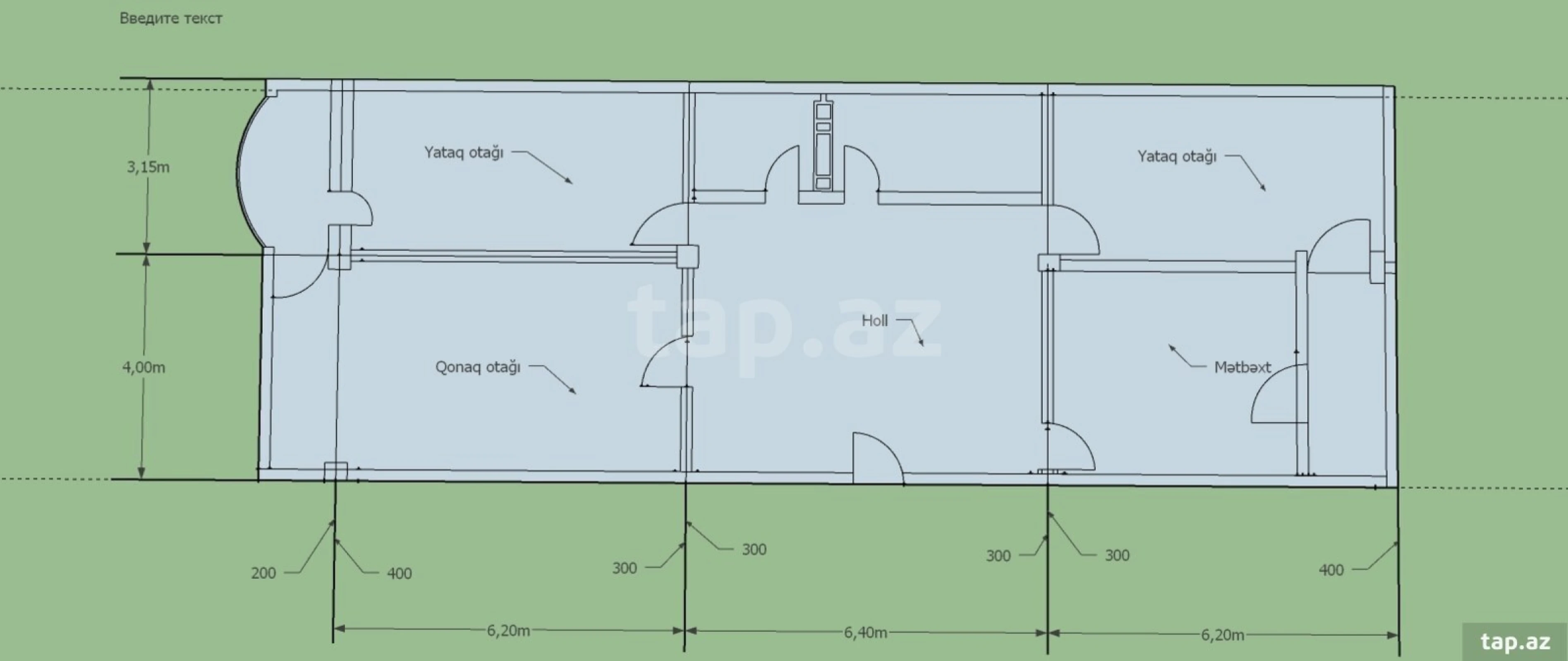 Satılır 3 otaqlı yeni tikili 146 m²