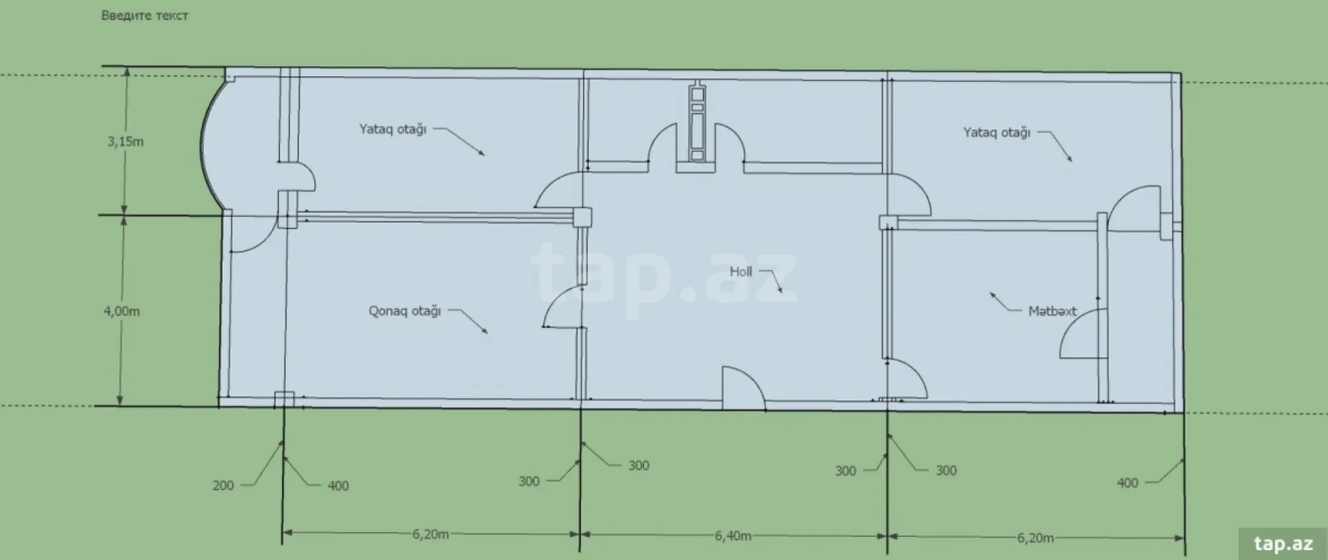 Satılır 3 otaqlı yeni tikili 146 m²
