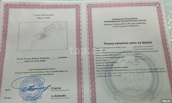 Satılır torpaq sahəsi