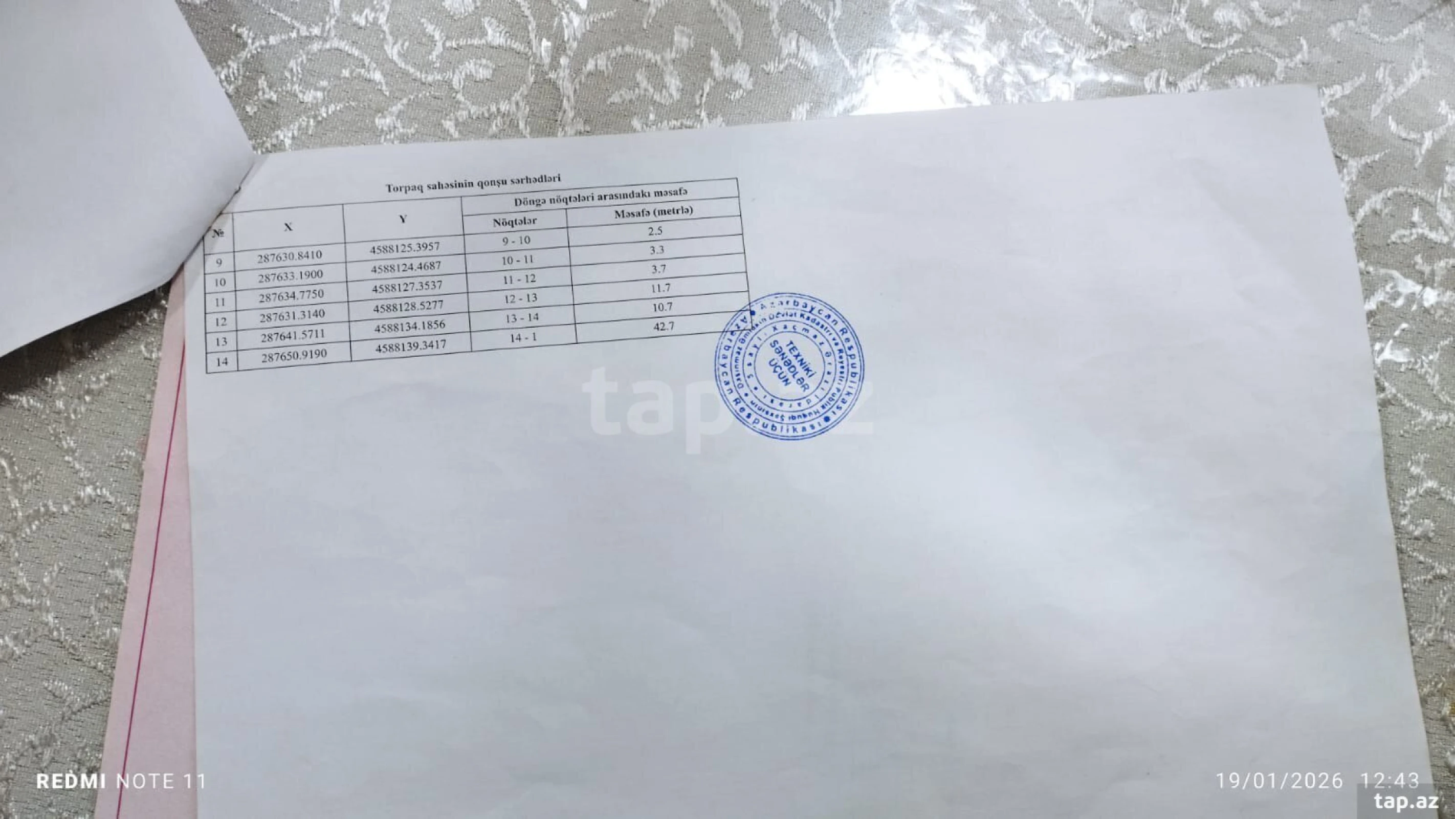 Satılır torpaq sahəsi