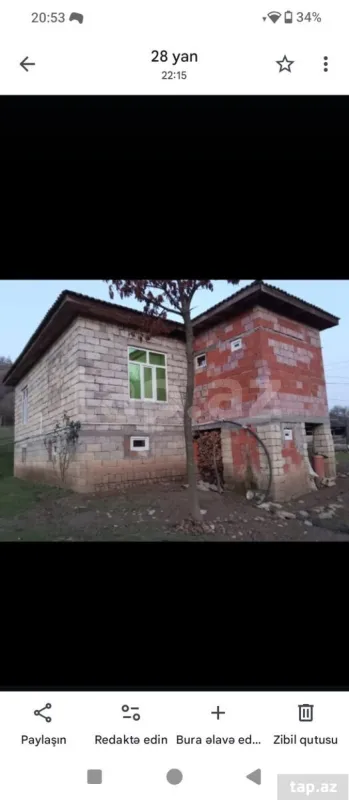 Satılır 4 otaqlı həyət evi