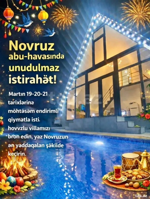 Kirayə verilir 3 otaqlı həyət evi