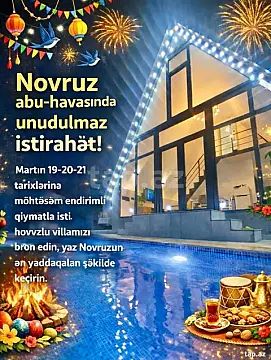 Kirayə verilir 3 otaqlı həyət evi — Bakı, Novxanı 3 otaq