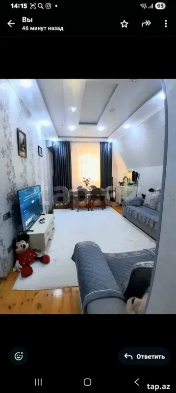 Kirayə verilir 3 otaqlı yeni tikili 75 m²