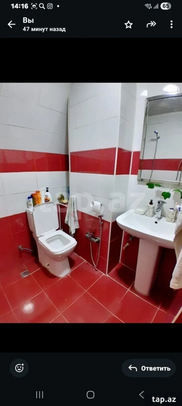 Kirayə verilir 3 otaqlı yeni tikili 75 m²