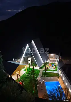 Kirayə verilir 4 otaqlı həyət evi — Qəbələ 4 otaq