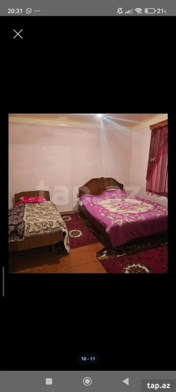 Kirayə verilir 3 otaqlı həyət evi