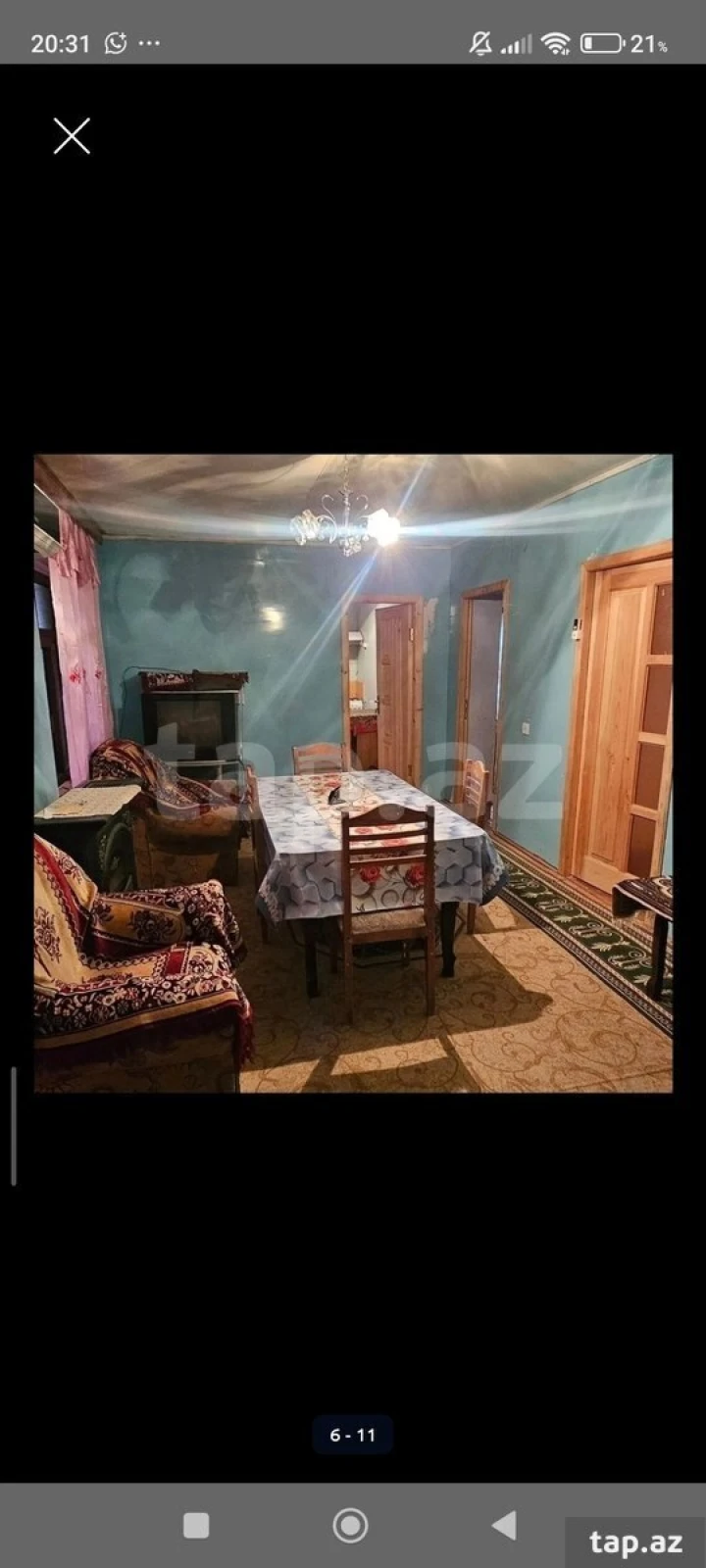 Kirayə verilir 3 otaqlı həyət evi