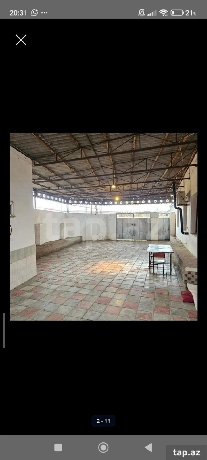 Kirayə verilir 3 otaqlı həyət evi