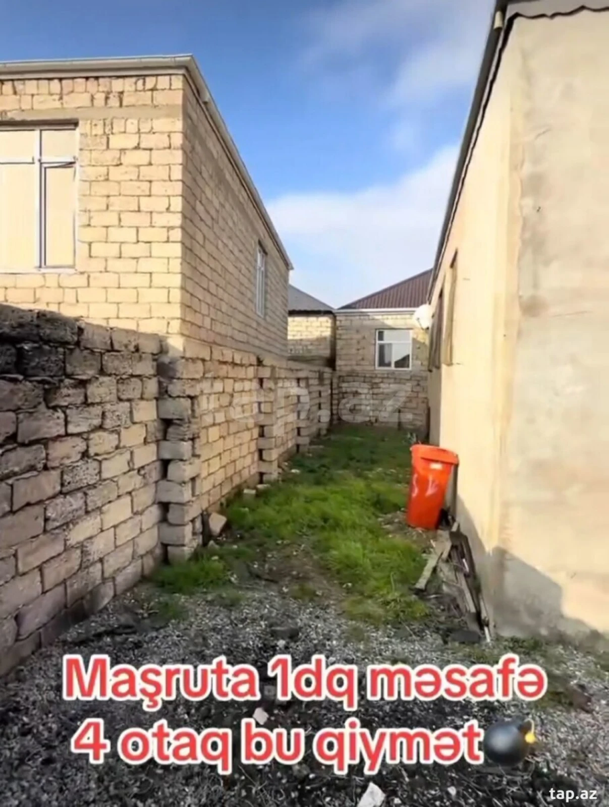 Satılır 4 otaqlı həyət evi