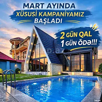 Kirayə verilir 4 otaqlı həyət evi — Şəki 4 otaq