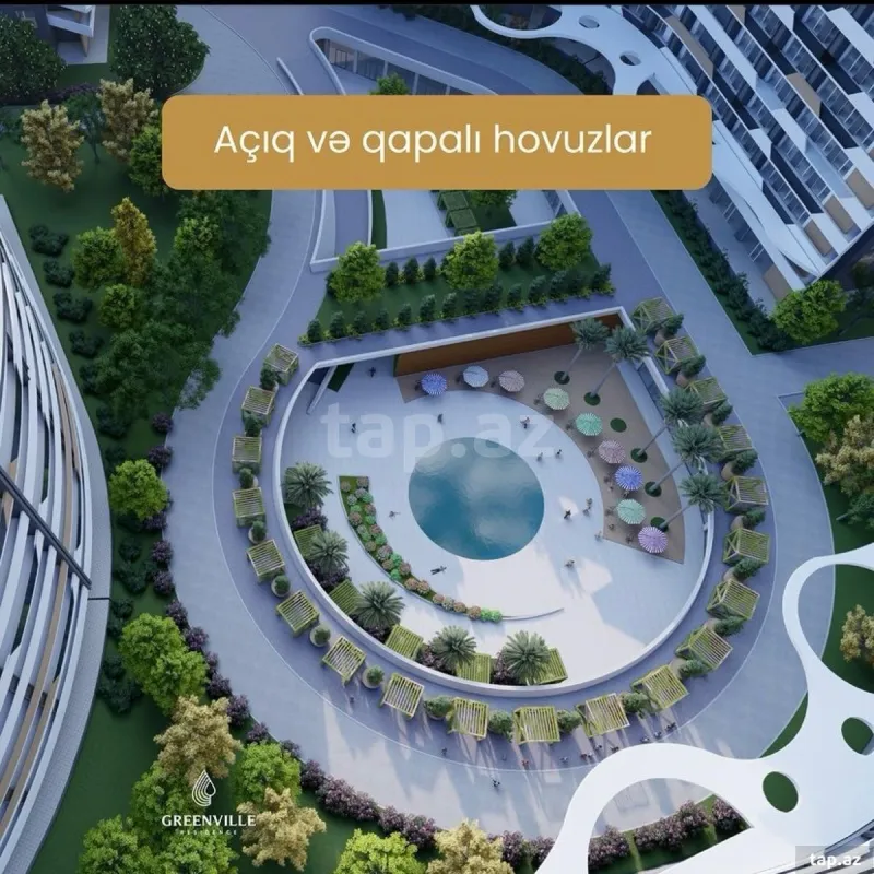 Satılır 2 otaqlı yeni tikili 79 m²