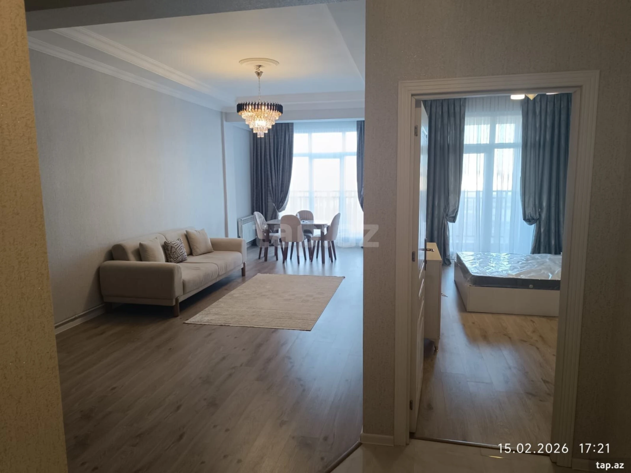 Kirayə verilir 2 otaqlı yeni tikili 72 m²