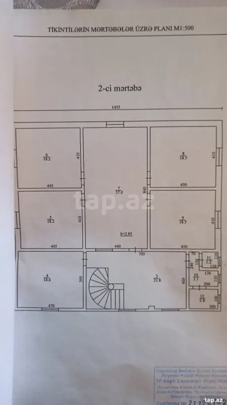 Satılır 8 otaqlı həyət evi