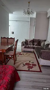 Kirayə verilir 1 otaqlı yeni tikili 55 m² — Bakı, İnşaatçılar 1 otaq 55.00 m²