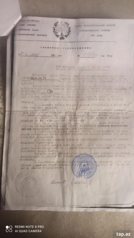 Satılır torpaq sahəsi