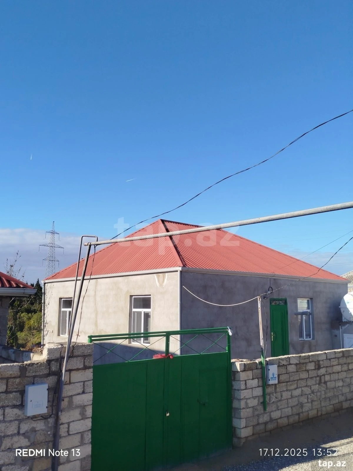 Satılır 3 otaqlı həyət evi