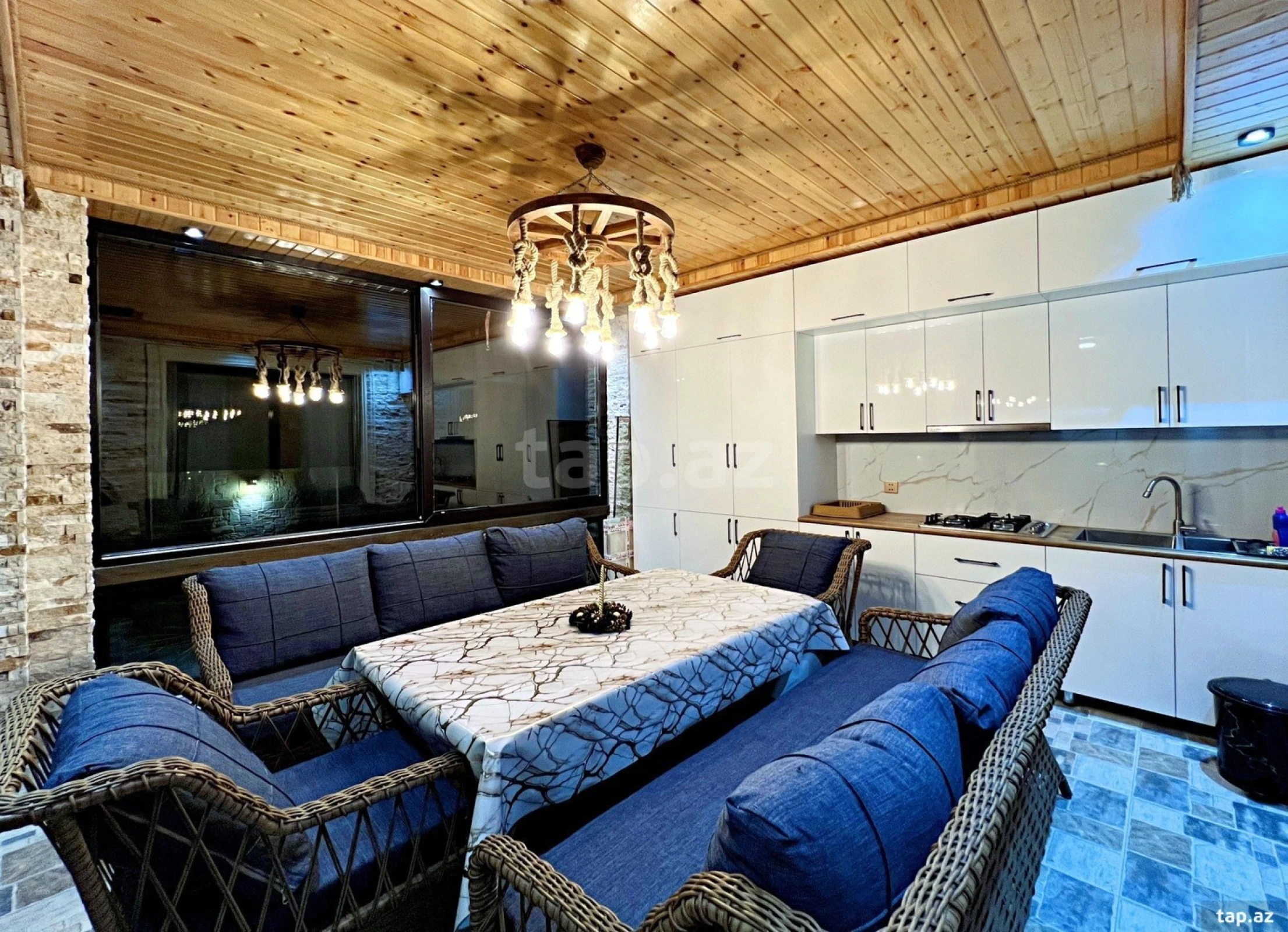 Kirayə verilir 3 otaqlı həyət evi