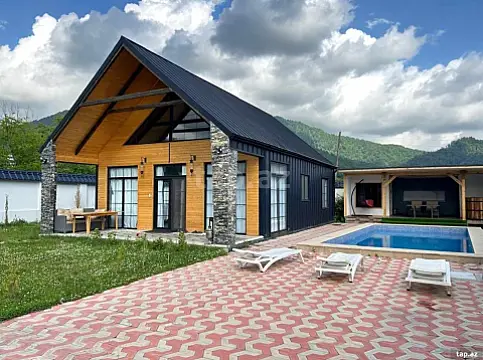 Kirayə verilir 3 otaqlı həyət evi — Qəbələ 3 otaq