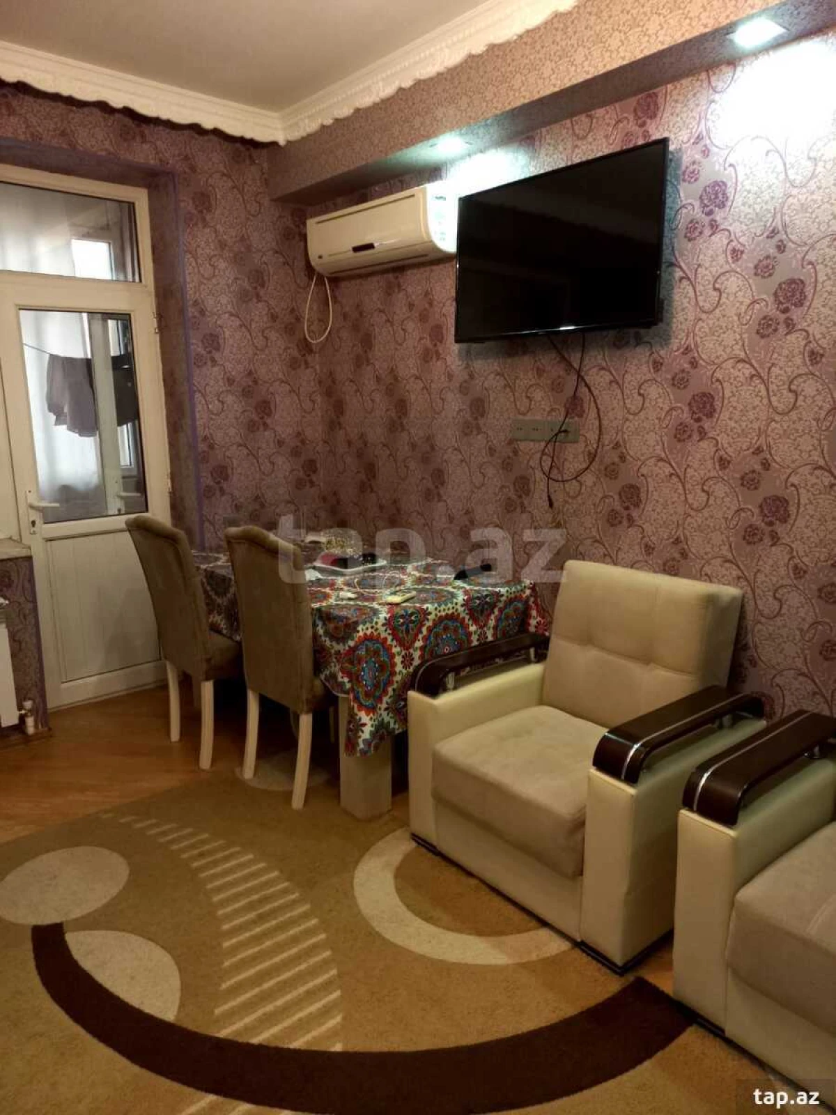 Kirayə verilir 1 otaqlı yeni tikili 40 m²