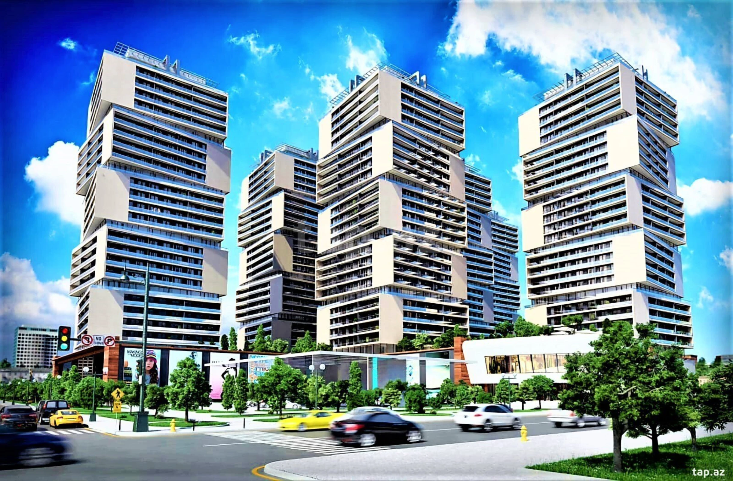 Kirayə verilir 4 otaqlı yeni tikili 148 m²