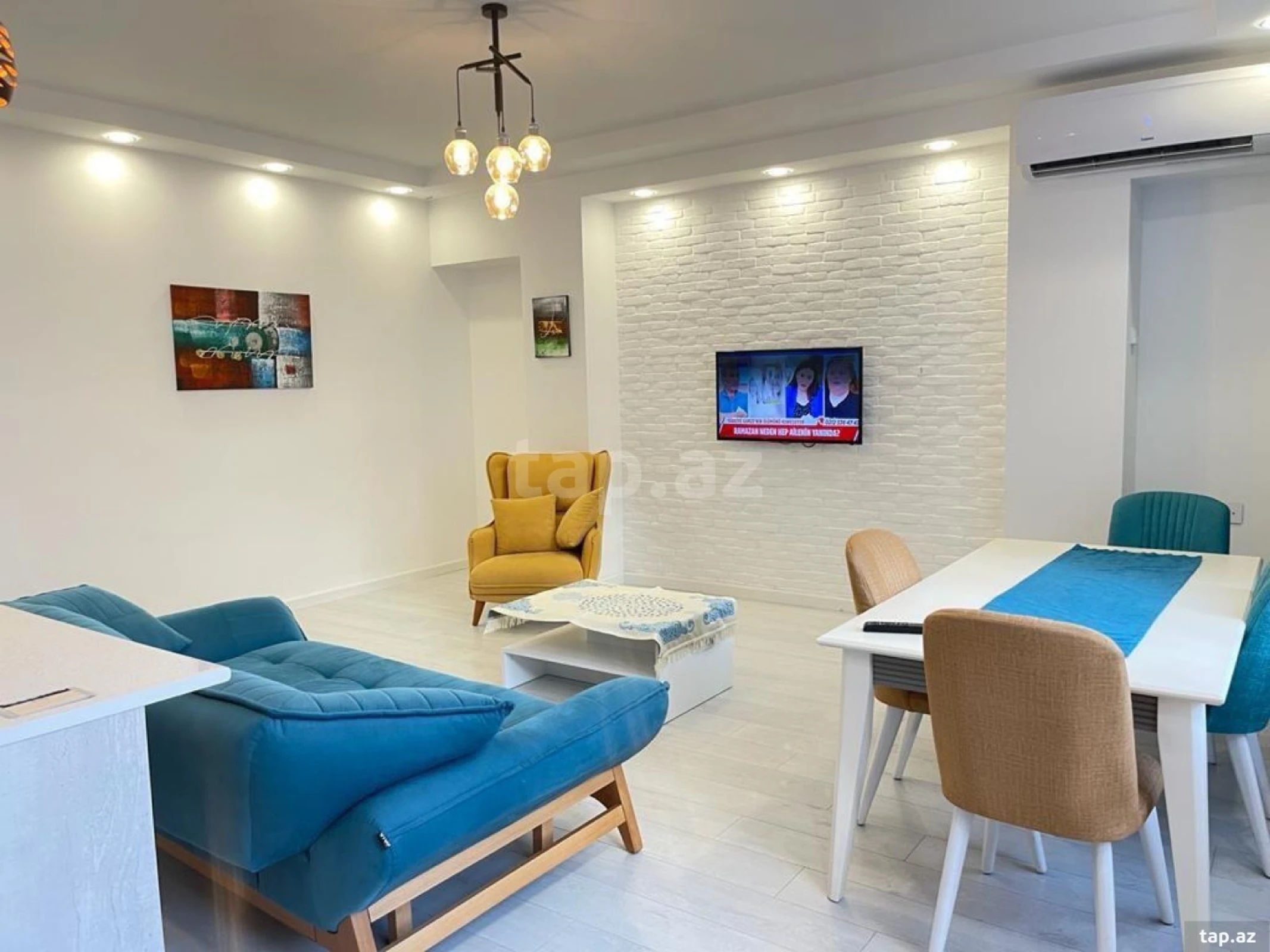 Kirayə verilir 3 otaqlı yeni tikili 100 m²