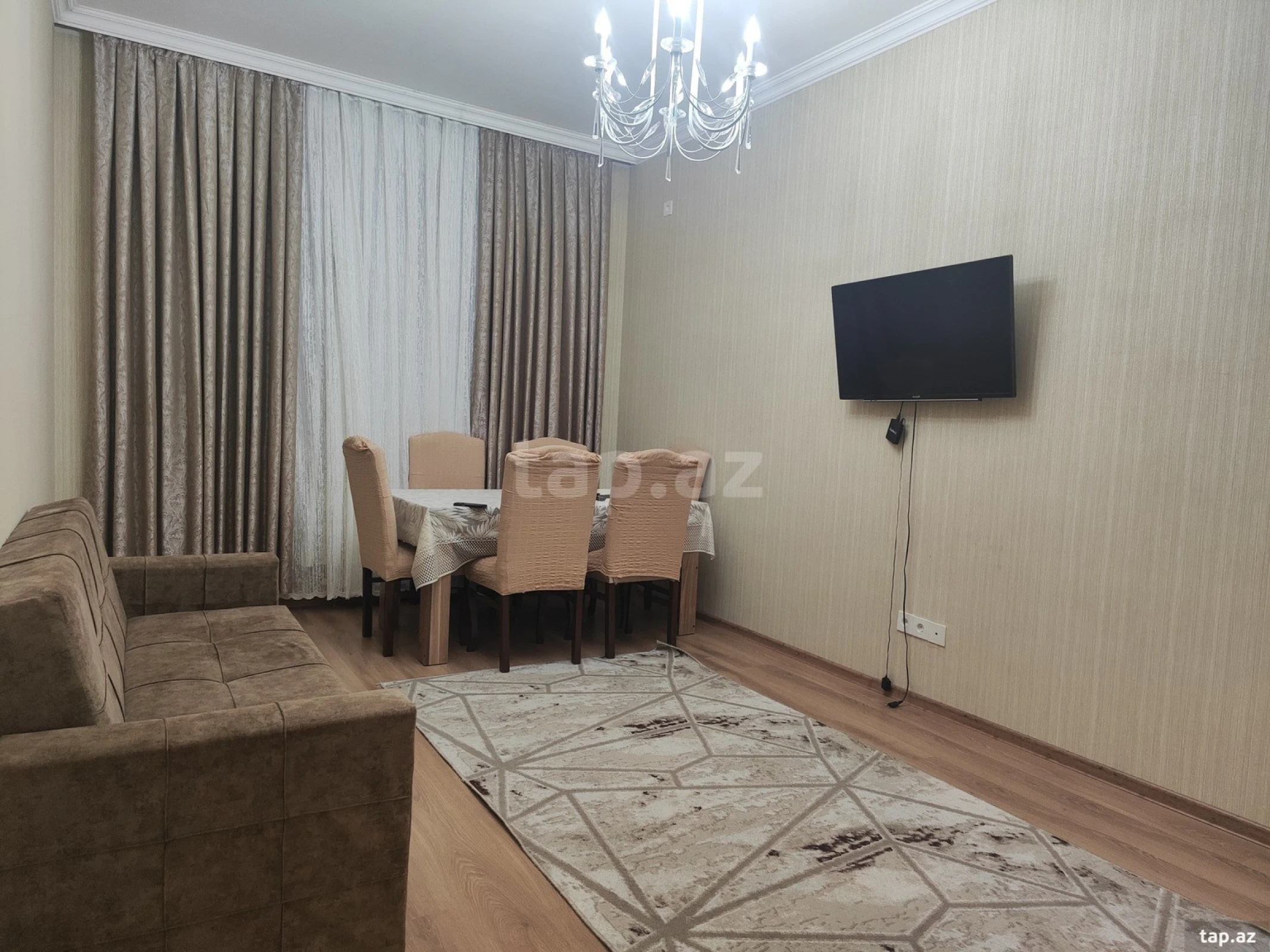 Kirayə verilir 2 otaqlı yeni tikili 66 m²