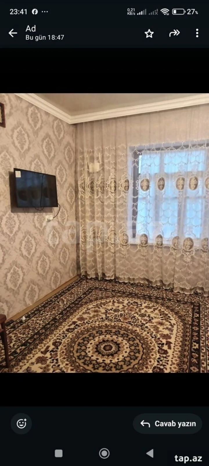 Satılır 3 otaqlı həyət evi