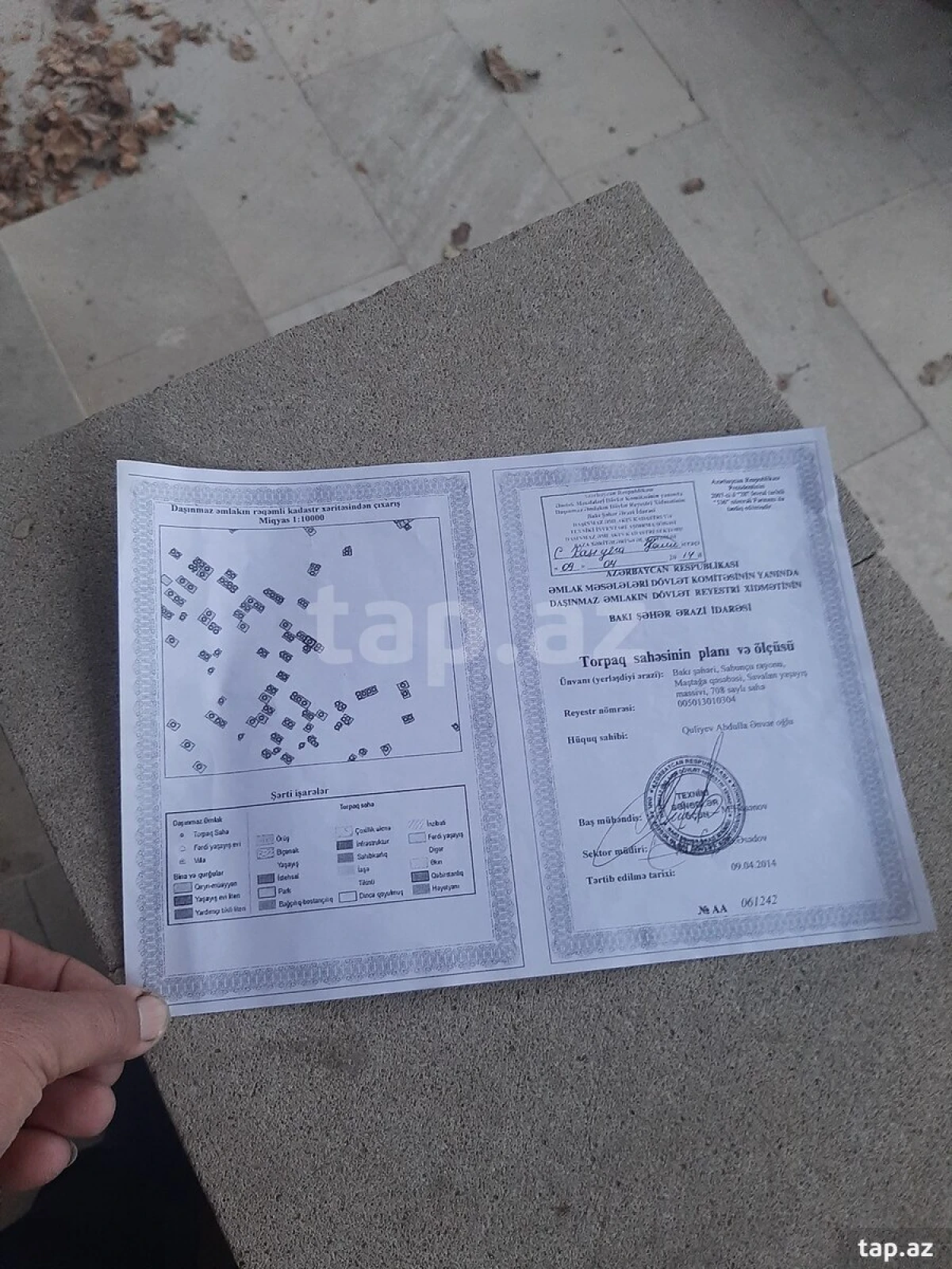 Satılır torpaq sahəsi