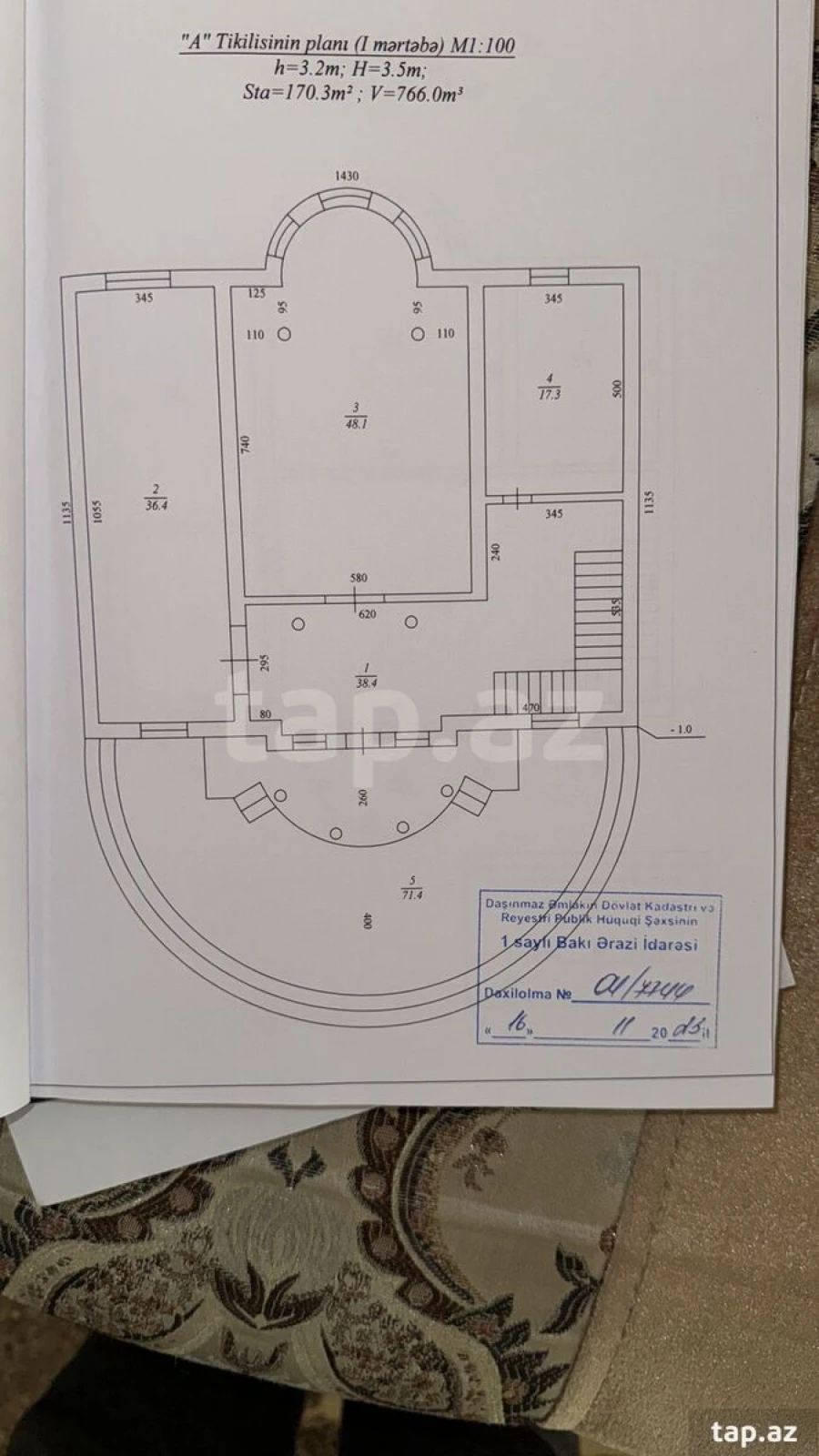 Satılır 5 otaqlı həyət evi