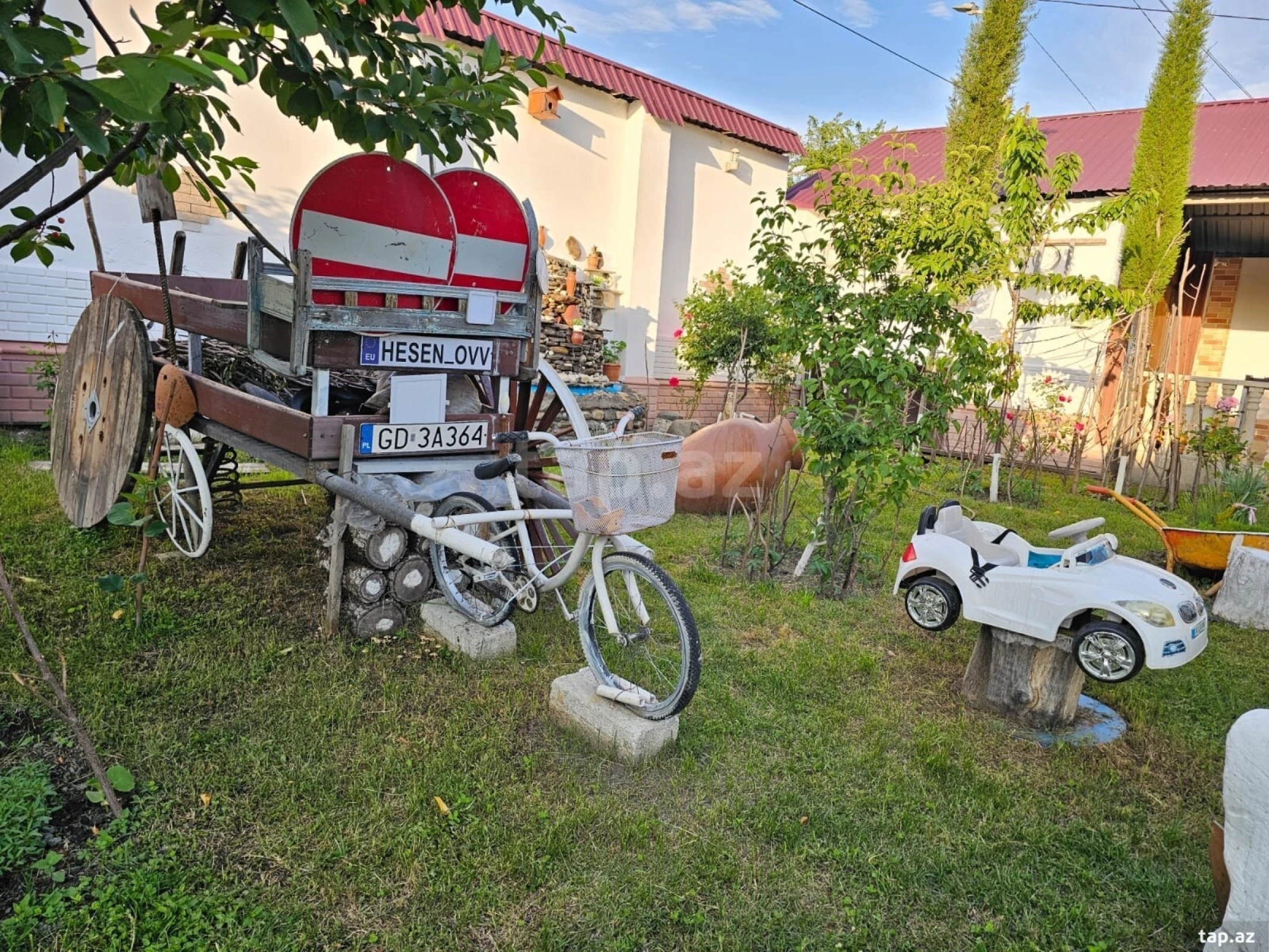 Kirayə verilir 8 otaqlı həyət evi