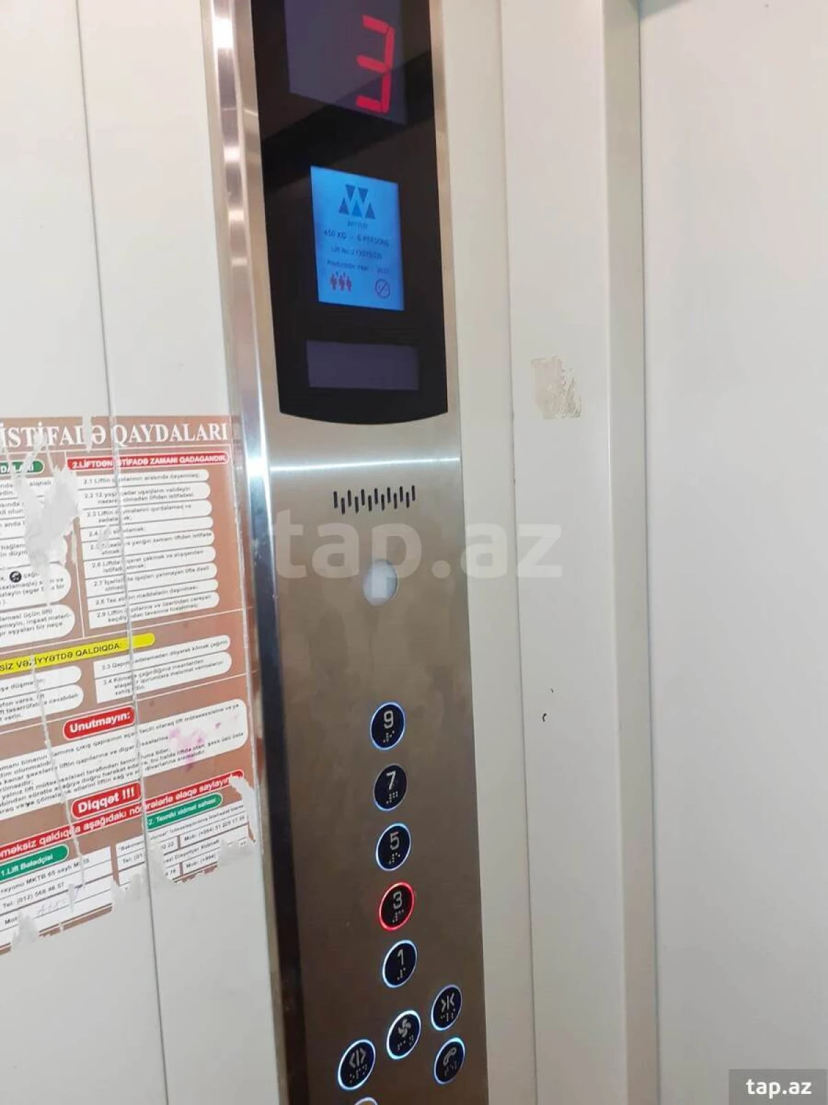 Satılır 4 otaqlı mənzil 110 m²