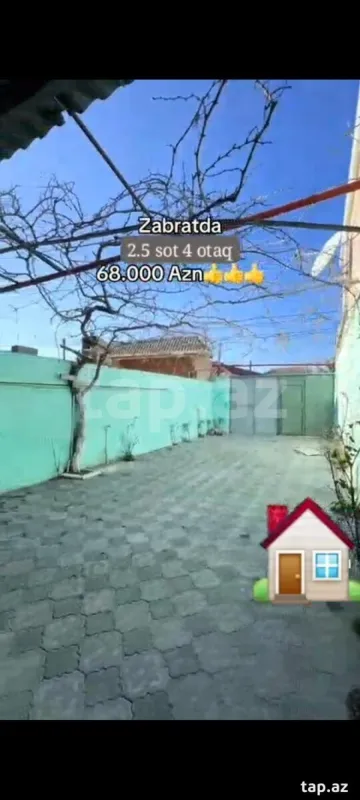 Satılır 4 otaqlı həyət evi