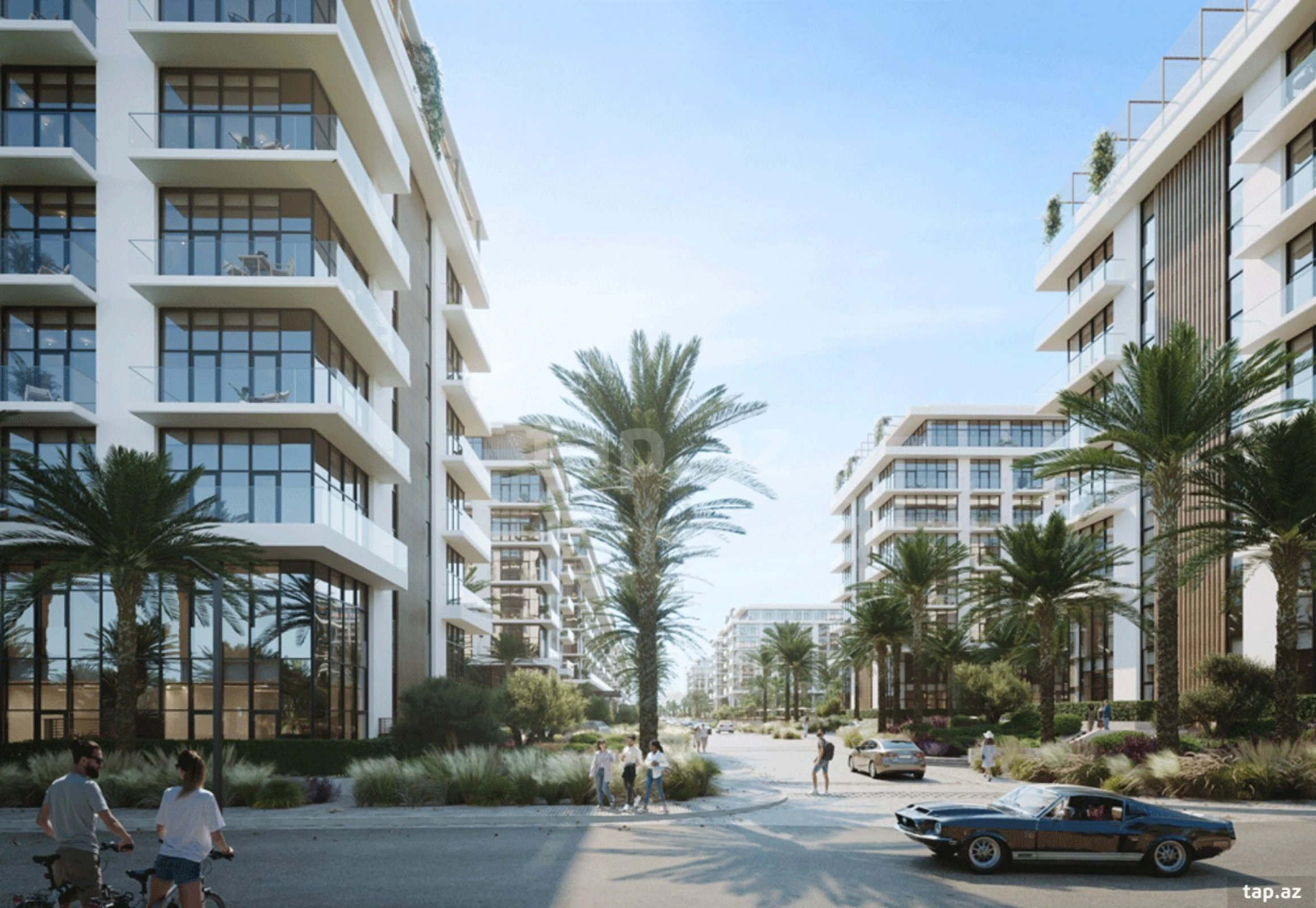 Satılır 1 otaqlı yeni tikili 44.4 m²