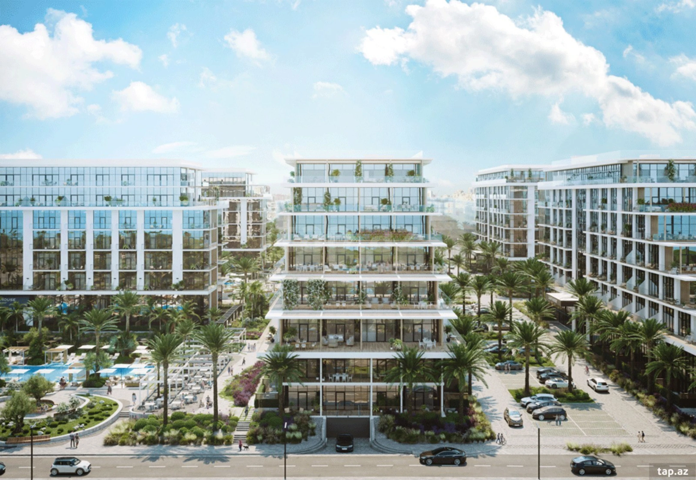 Satılır 1 otaqlı yeni tikili 44.4 m²