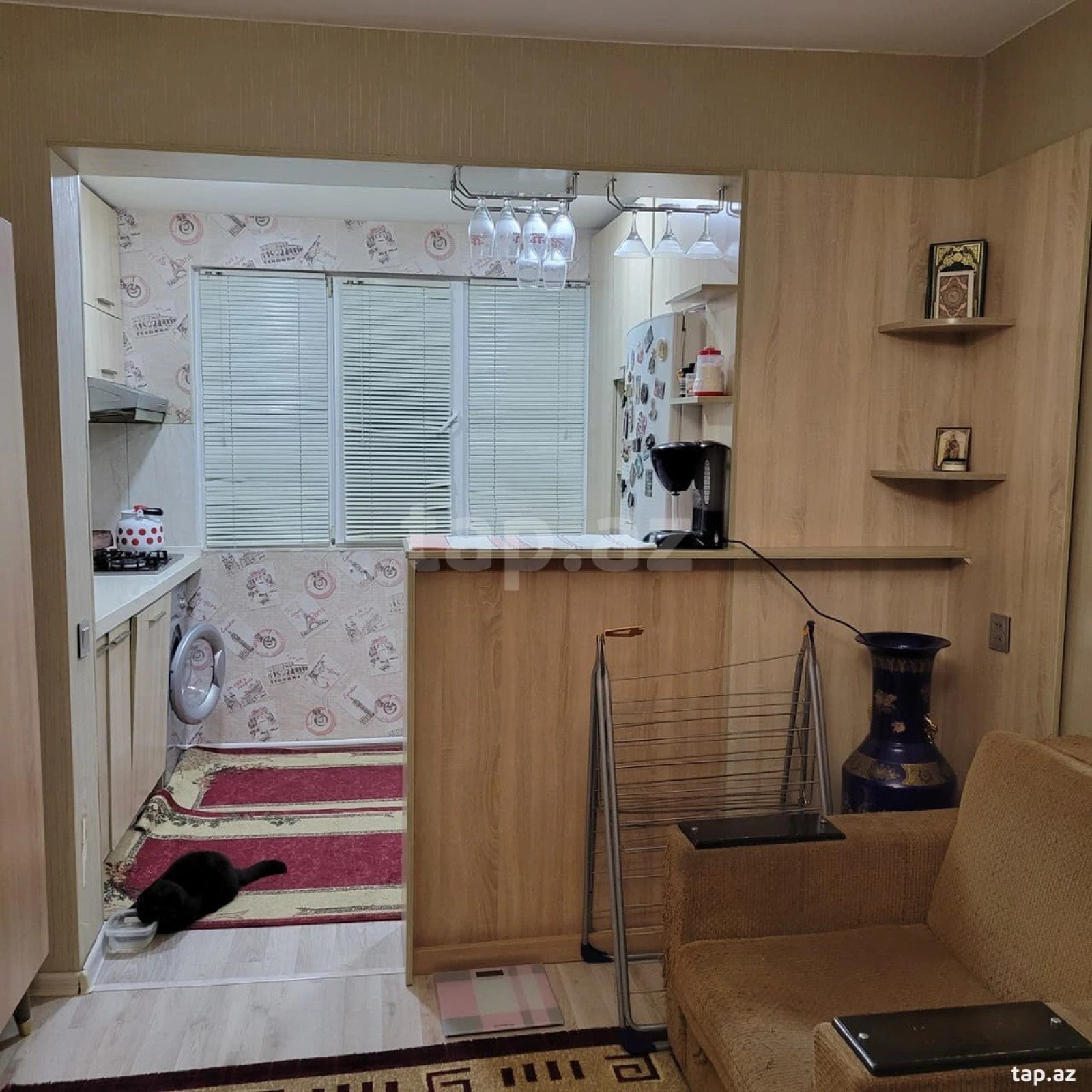 Satılır 2 otaqlı mənzil 43 m²