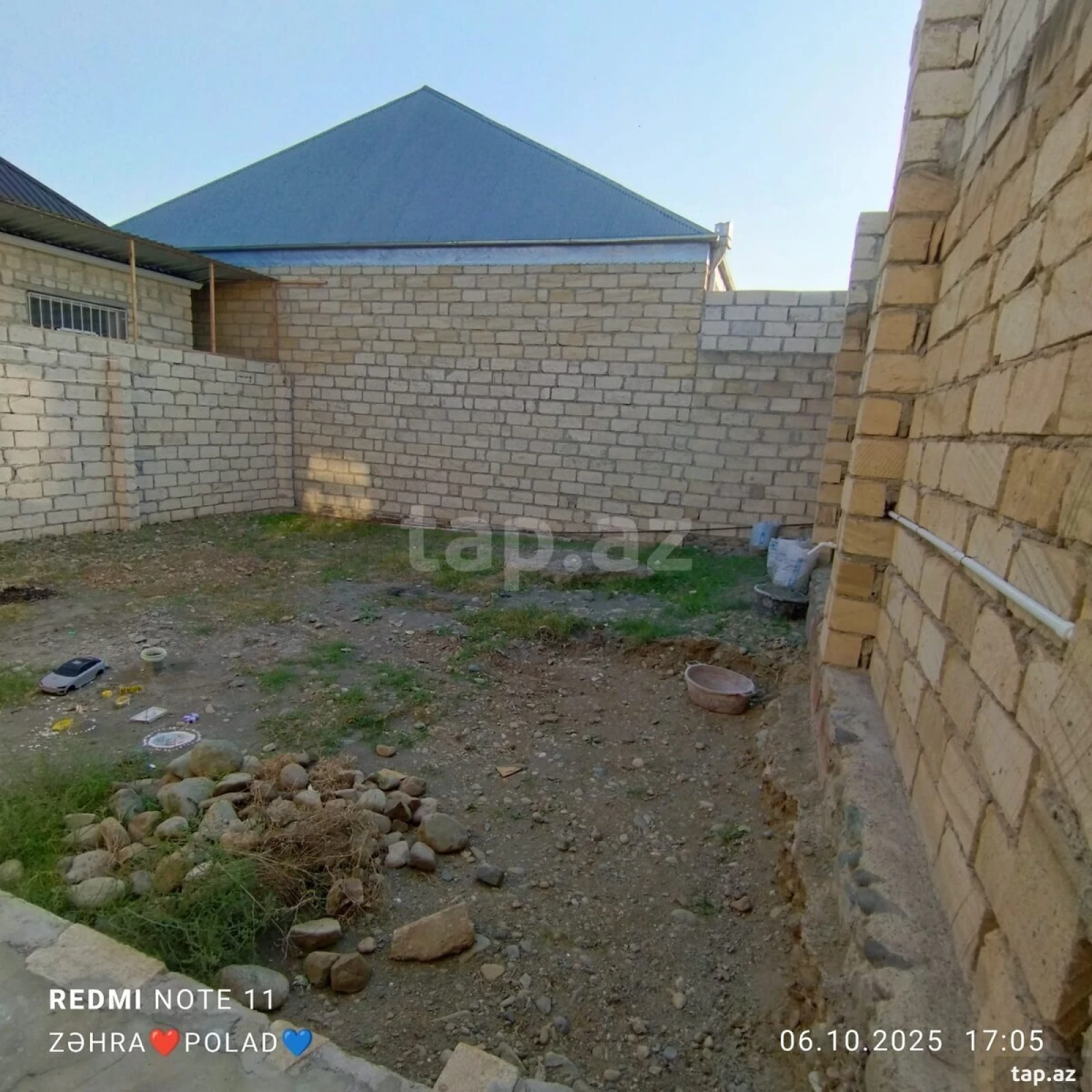 Satılır 3 otaqlı həyət evi