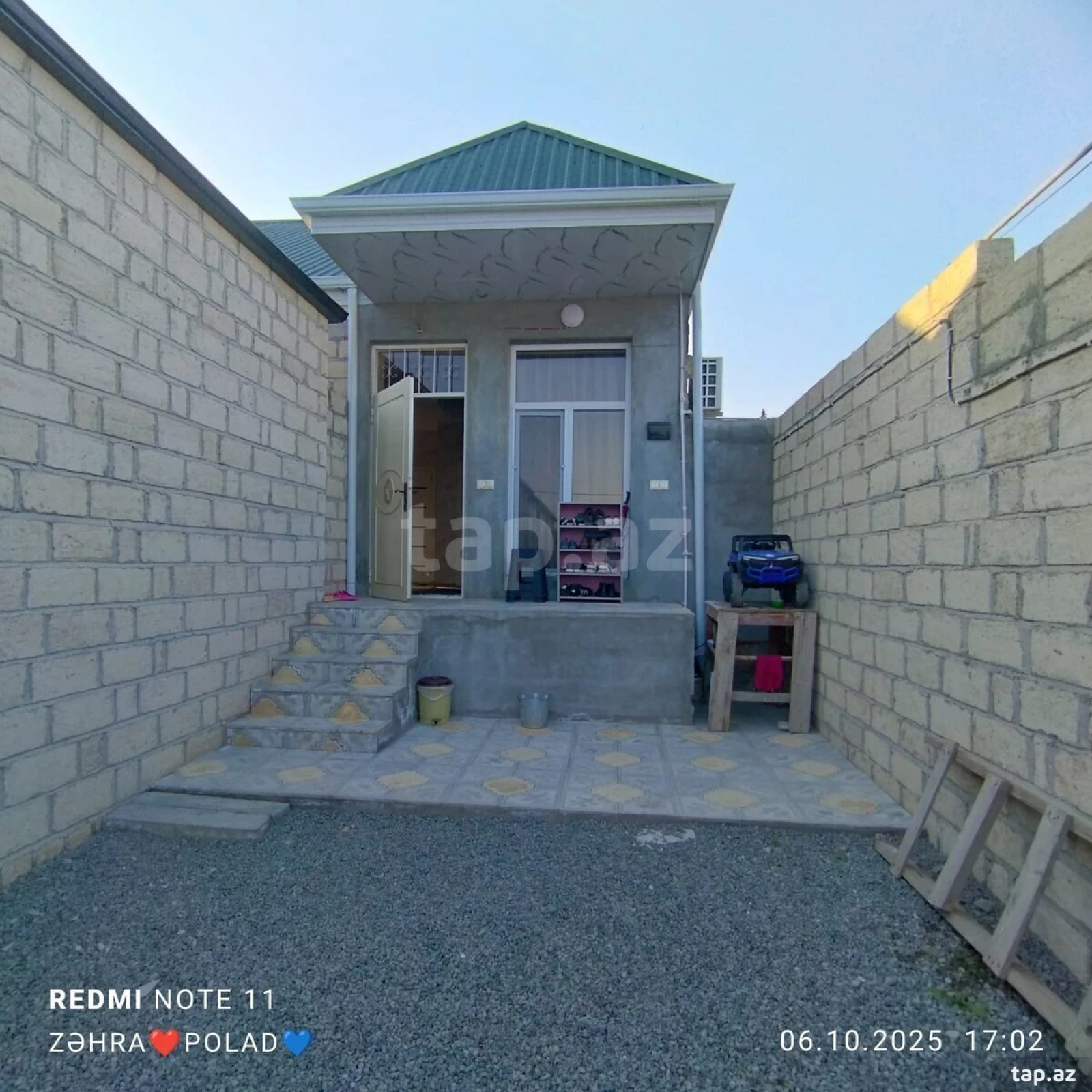 Satılır 3 otaqlı həyət evi