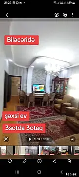 Satılır 3 otaqlı həyət evi