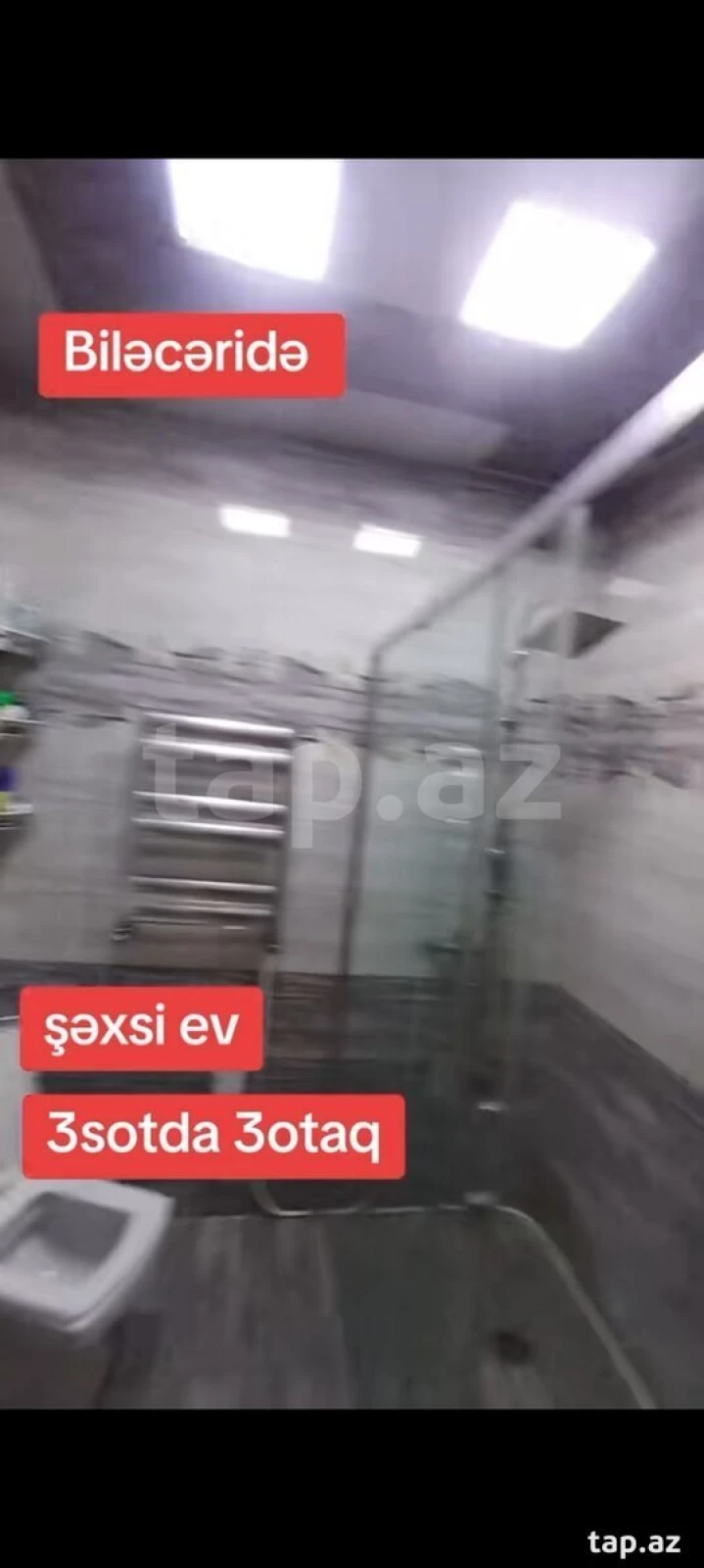 Satılır 3 otaqlı həyət evi