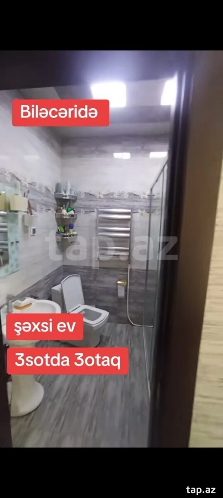 Satılır 3 otaqlı həyət evi