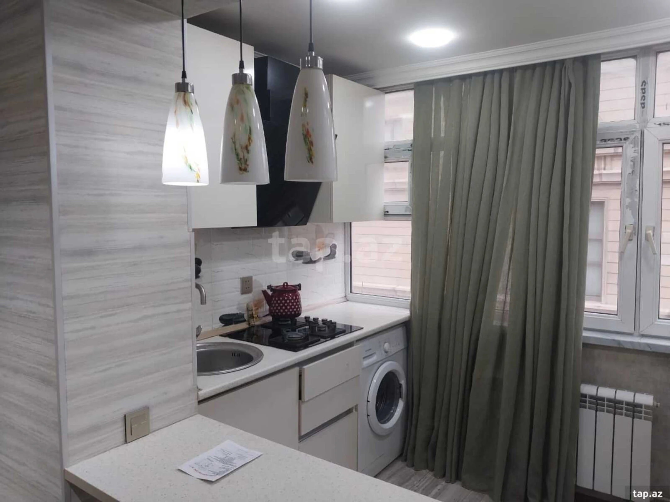 Kirayə verilir 1 otaqlı mənzil 34 m²