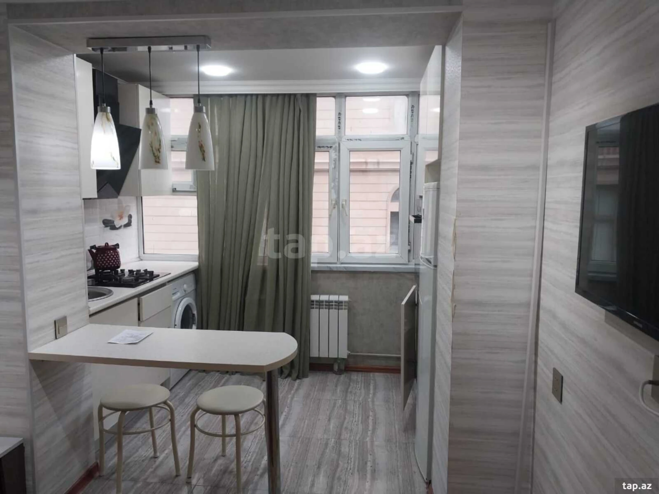 Kirayə verilir 1 otaqlı mənzil 34 m²