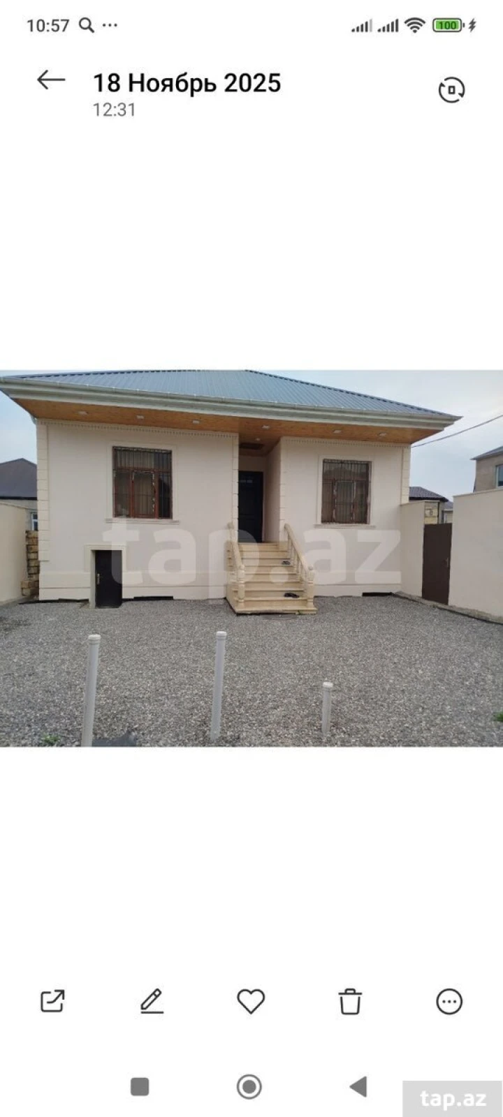 Satılır 3 otaqlı həyət evi