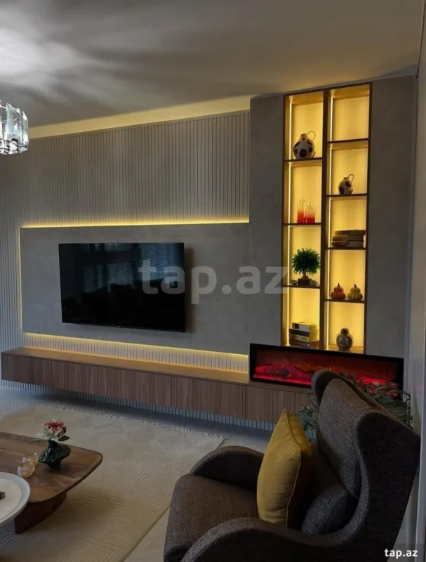 Kirayə verilir 1 otaqlı yeni tikili 55 m²