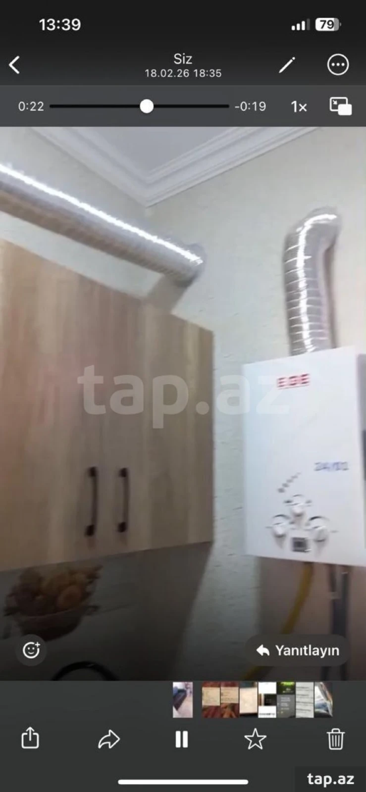 Kirayə verilir 1 otaqlı həyət evi