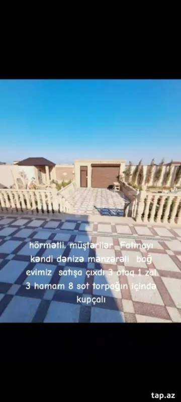 Satılır 4 otaqlı həyət evi