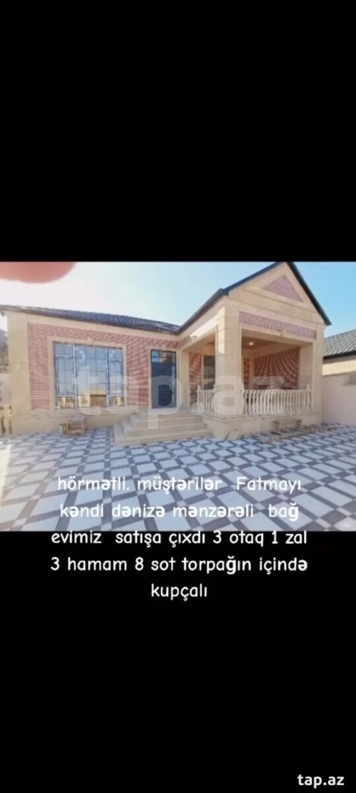 Satılır 4 otaqlı həyət evi
