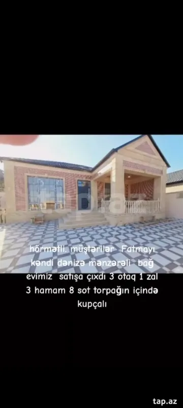 Satılır 4 otaqlı həyət evi